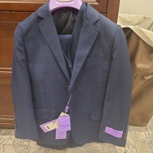 Jodano boys 3 piece suit-navy (size 8)